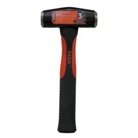 TASK T71145 Club Hammer, 3 lb Head, Steel Head