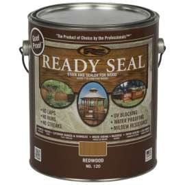 Ready Seal 120 Stain and Sealer, Redwood, 1 gal, Can