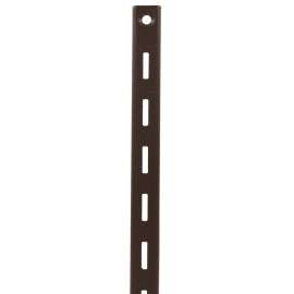 Knape & Vogt 80 80 BN 36 Shelf Standard, 320 lb, 16 ga Thick Material, 5/8 in W, 36 in H, Steel