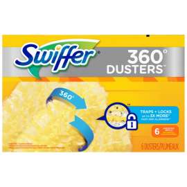 Swiffer 16944 Electrostatic, Unscented Duster Refill, Microfiber Head
