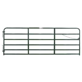 TARTER 2RG12 Bull Gate, 12 ft W Gate, 52 in H Gate, Steel Frame, Red