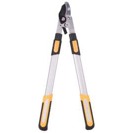 Landscapers Select GL74126 Anvil Lopper, 1-1/4 in Cutting Capacity, Steel Blade, Aluminum Handle, 24 to 33 in OAL