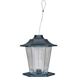 Perky-Pet 310 Hopper Carriage Feeder, 1.5 lb, 4-Port/Perch, Acrylic, 8-5/64 in H, Hanging Mounting