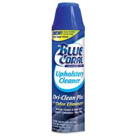 Blue Coral Dri-Clean Plus DC22 Upholstery Cleaner, 22 oz Aerosol Can, Liquid, Sweet