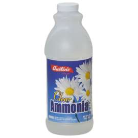 Austin 50 Clear Ammonia, 32 oz Bottle, Liquid, Pungent Ammonia, Colorless
