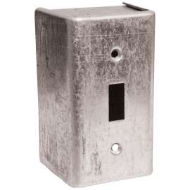 HUBBELL 1151BAR Utility Box, 4 -Knockout, 1/2 in Knockout, Screw Mounting