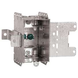 HUBBELL 2104MSBUBAR Stud Device Box, 1 -Gang, Metal