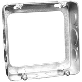 HUBBELL 73151KBAR Extension Ring, 1/2 in Knockout, Metal, Ceiling, Wall Mounting
