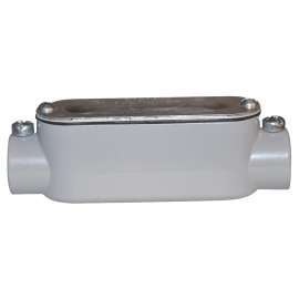 Tradeselect CBC50COM Conduit Body, 1/2 in Hub, Aluminum