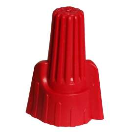 HUBBELL HWCW2C6 Wire Connector, 18 to 8 AWG Wire, Thermoplastic Housing Material, Red