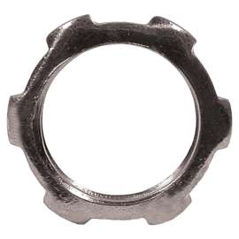 HUBBELL LNS125 Locknut, 1-1/4 in, Steel