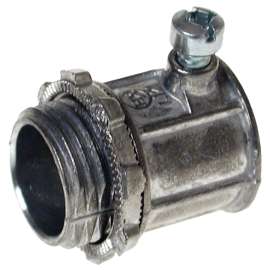 HUBBELL SCZ200 EMT Connector, 2 in Screw, Zinc