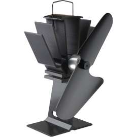 Ecofan 800CAXBX Stove Fan, 100 cfm Air, Black