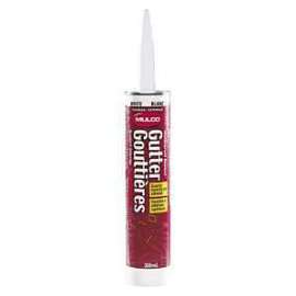PPG 150010 Gutter Seal, White, Liquid, 300 mL Tube