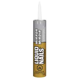 Liquid Nails 5119879 Mirror Adhesive, Tan, 296 mL