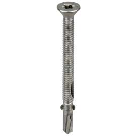 Acorn International S-WM14314G250 Screw, #14 Thread, Star Drive, Self-Tapping, Winged Point, Galvanized Steel, 250 BAG