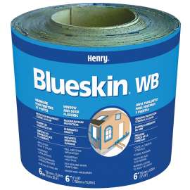 Blueskin WB BH200WB4578 Window and Door Flashing, 50 ft L, 6 in W, Blue, Self-Adhesive