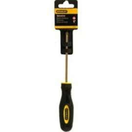 STANLEY 60-015 Screwdriver, #1 Drive, Square Drive, 7-7/8 in OAL, 4 in L Shank, Ergonomic Handle