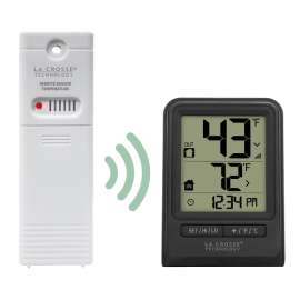 La Crosse 308-1409BT-CBP Wireless Thermometer, 32 to 122 deg F