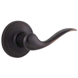 Weiser Toluca Series 9GLA1010-053 Passage Lever, 4-7/32 in L Lever, Venetian Bronze