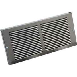 Imperial RG2042 Baseboard Return Air Grille, 14 in L, 6 in W, Rectangle, Steel, Pewter
