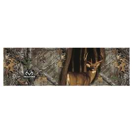 REALTREE RT-WF-WT-XT Rear Window Decal, Whitetail with Realtree Xtra Camo, Vinyl Adhesive
