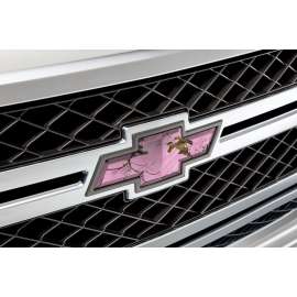 REALTREE RT-AES-XTP Decal Kit, Auto Emblem Skin, Pink Legend, Vinyl Adhesive