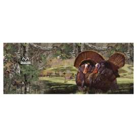 REALTREE RTG5500 Tailgate Decal, Turkey with Realtree Xtra Camo, Vinyl Adhesive