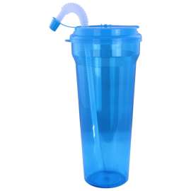 FLP 0994 Water Bottle With Straw, 35 oz Capacity