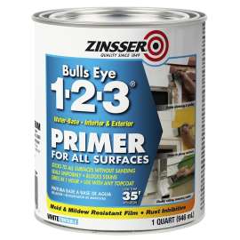 ZINSSER 02004 Primer, White, 1 qt