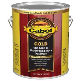 Cabot 3470 Series 140.0003472.007 Floor Finish, Gold Satin, Fireside Cherry