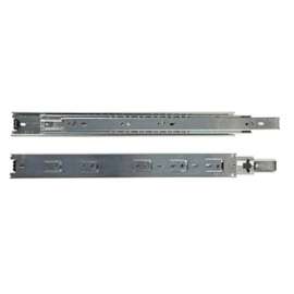Knape & Vogt True-Trac Series TT100P 600 Drawer Slide, 100 lb, Side Mounting, 600 mm L Rail, Steel, Zinc