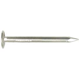 MAZE AS4 Series AS4125 Siding Nail, Hand Drive, 1-1/2 in L, Aluminum, Flat Head, Plain Shank, 1 lb