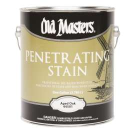 Old Masters 44501 Penetrating Stain, Aged Oak, Liquid, 1 gal