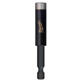 Milwaukee SHOCKWAVE 48-32-4505 Bit Holder with C-Ring, 1/4 in Drive, Hex Drive, 1/4 in Shank, Hex Shank, Steel