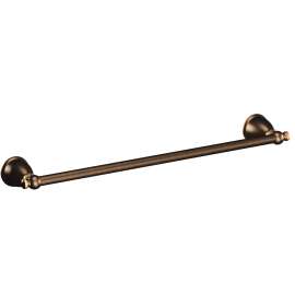 Moen Y3118BRB Caldwell Towel Bar, 18 in L Rod, Stainless Steel/Zamac, Mediterranean Bronze, Surface Mounting
