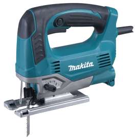 Makita JV0600K Top Handle Jig Saw, 6.5 A, 3/8 in Steel, 3-1/2 in Wood Cutting Capacity, 7/8 in L Stroke