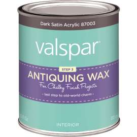 Valspar 87003 Antiquing Wax Paint, Dark Acrylic, 1 pt, Can