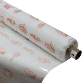 DURA N008-54 Shelf Liner, 40 yd L, 54 in W, 8 ga Thick, Vinyl, Clear