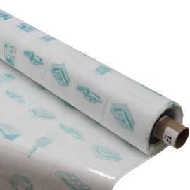 DURA N012-54 Shelf Liner, 75 ft L, 54 in W, 12 ga Thick, Vinyl, Clear