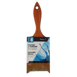 NOUR 5375ND Straight Paint Brush, 3 in W, Polyester Bristle