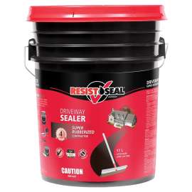 Resistoseal 50103/50000 Asphalt Driveway Sealer, Liquid, Black, 17 L Pail
