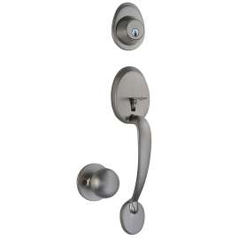 Taymor Professional Series 34-FV8050 Handleset, 3 Grade, Keyed Different Key, Metal, Satin Nickel, WR5 Keyway