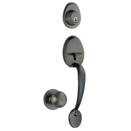Taymor Professional Series 34-FV8170 Handleset, 3 Grade, Keyed Different Key, Metal, Antique Nickel, WR5 Keyway