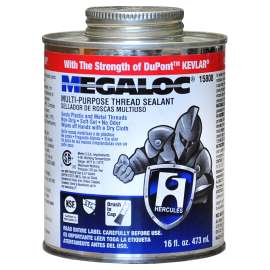 Oatey Megaloc 15808 Thread Sealant, 16 oz Can, Liquid, Paste, Blue