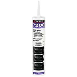 ROBERTS 7200 7200RB852 Wall Base Adhesive, Tan, 887 mL Tube