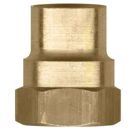 Fairview 46SW-10DP Pipe Connector, 1/2 in, Sweat x FIP, Brass