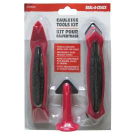 RCR SEAL-A-CRACK SC10123 Caulking Tool Kit, Black/Red