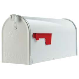Gibraltar Mailboxes Elite E1100W00 Mailbox, 800 cu-in Capacity, Galvanized Steel, Powder-Coated