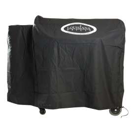 LOUISIANA GRILLS 53450 Grill Cover, 24 in W, 38 in H, Polyurethane, Black